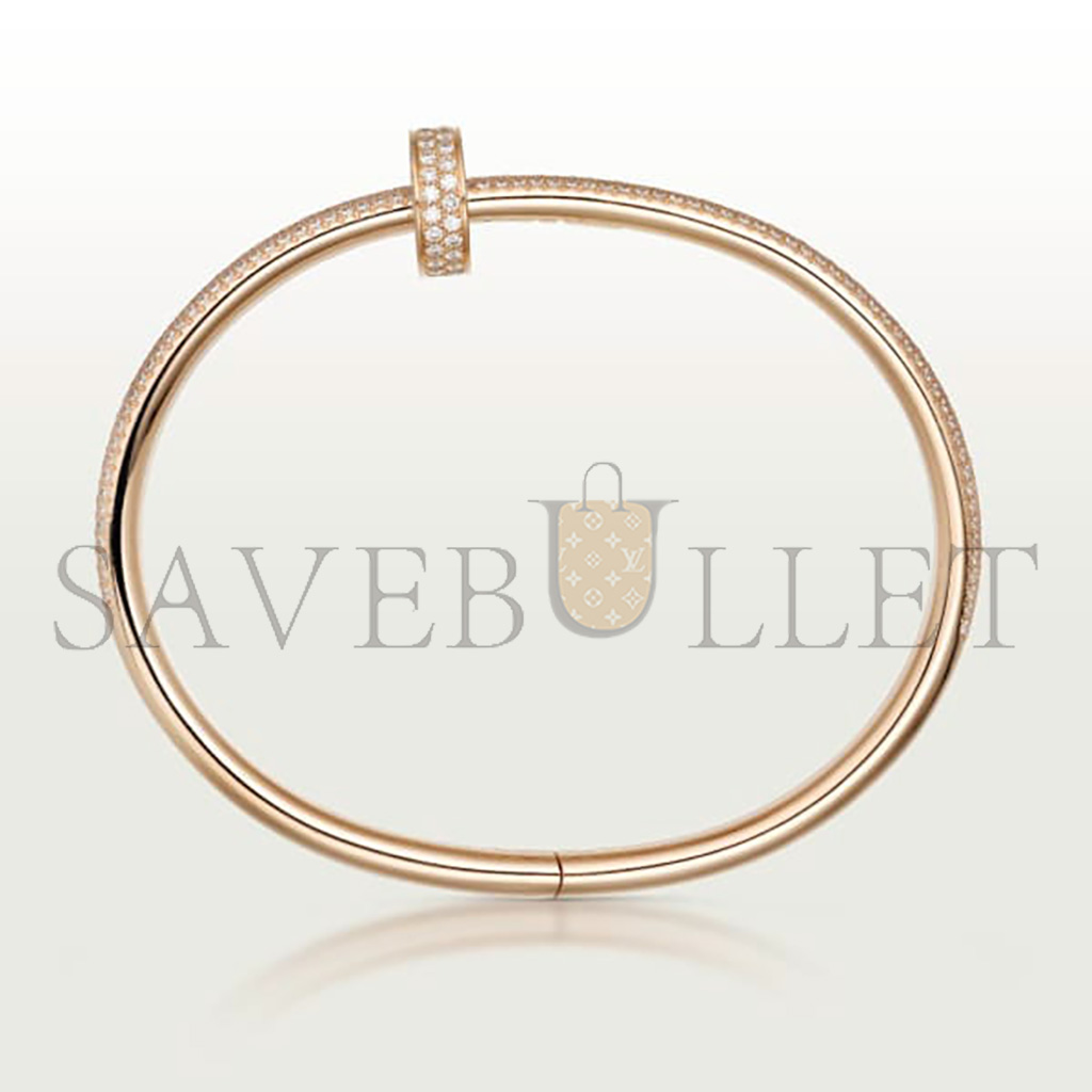 CARTIER JUSTE YELLOW GOLD UN CLOU BRACELET N6708617